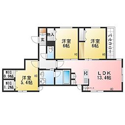 アオイマーレ 3LDKの間取図画像