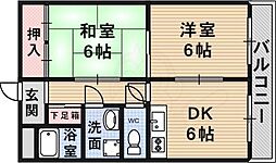 間取図画像 2DK