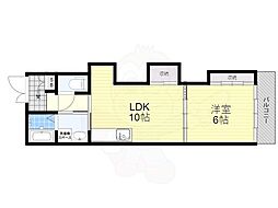敷島第1マンション 1LDKの間取図画像