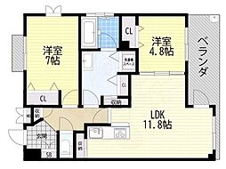 Maliardo 2LDKの間取図画像