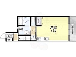 ハイツプランドール ワンルームの間取図画像