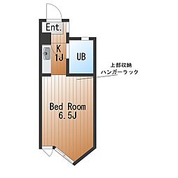 グリーンハウス2 ワンルームの間取図画像