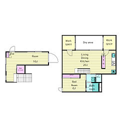 シモキタザワApartments 地下1階2SLDKの間取り