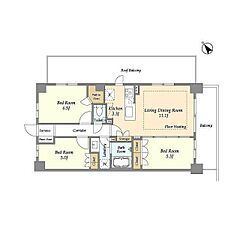 物件の間取り