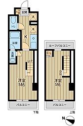 ユニフォート目黒中町 2Kの間取図画像