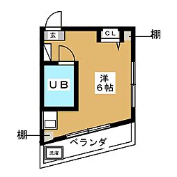 ハイム.ISO ワンルームの間取図画像