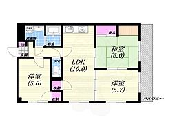 間取図画像 3LDK