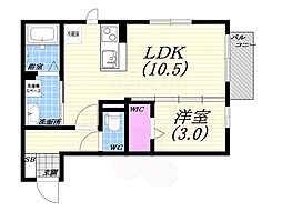 間取図画像 1LDK