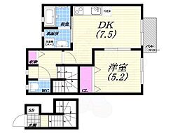Soieetautomne 1DKの間取図画像