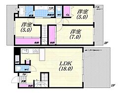 サニーヒルウエスト 3LDKの間取図画像