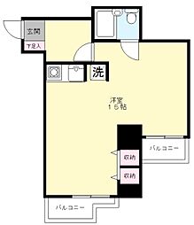 ライオンズマンション西巣鴨駅前 ワンルームの間取図画像
