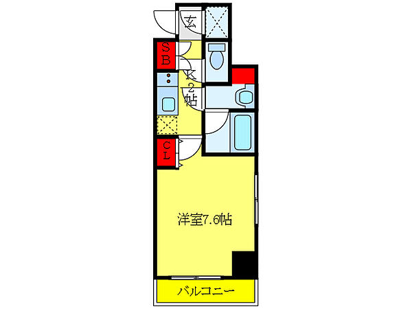テラス王子 801｜東京都北区王子2丁目(賃貸マンション1K・8階・25.98㎡)の写真 その2