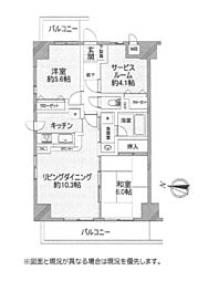 間取図画像 2SLDK