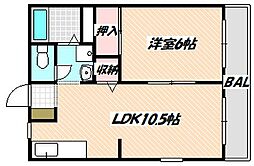 間取図画像 1LDK