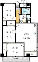 間取図画像 3LDK
