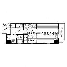 エスペランサ春日井駅前 10階1DKの間取り
