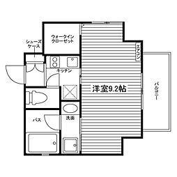 nextage.3 1Kの間取図画像
