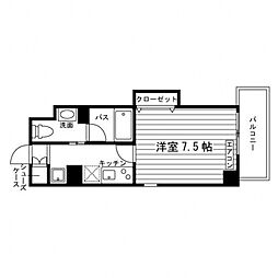 nextage.1 1Kの間取図画像
