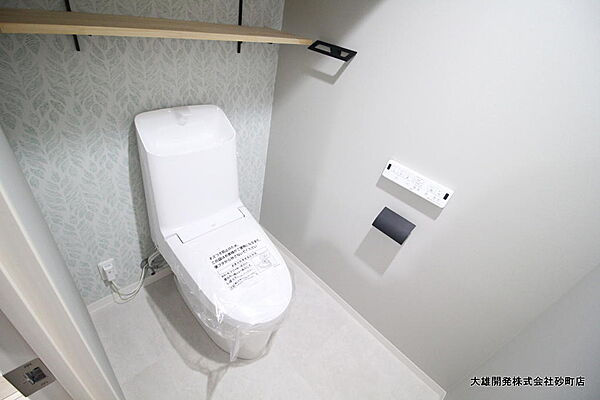 白を基調に清潔感のあるウォシュレットトイレです　2026年6月29日撮影