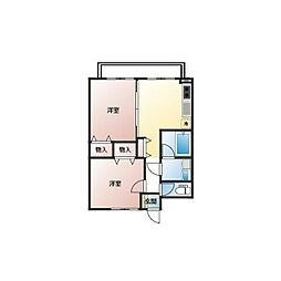 間取図画像 2DK