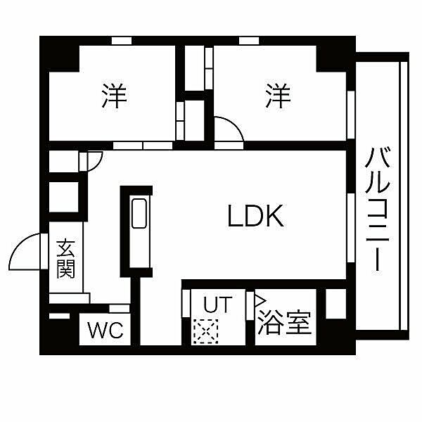 Lives Residence Sako ｜愛知県名古屋市西区栄生2丁目(賃貸マンション2LDK・9階・57.38㎡)の写真 その2