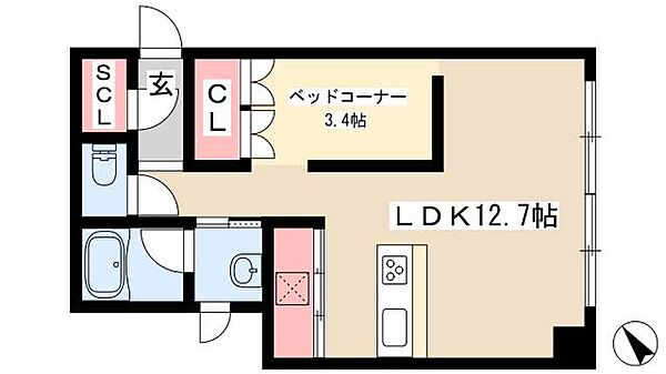 同じ建物の物件間取り写真 - ID:223031923853