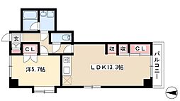 ＩＴＯＨ壱番館 7階1LDKの間取り
