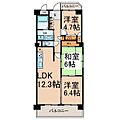 シティ・ライフ大金5階8.3万円