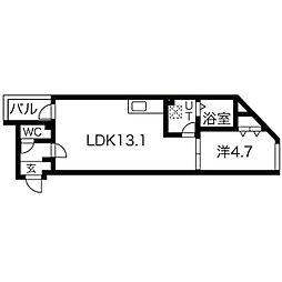 間取図画像 1LDK