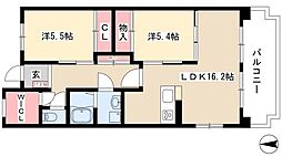 メゾンプチシャトー出口A棟 2階