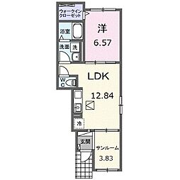 ベルヴィ　安田 1階/-