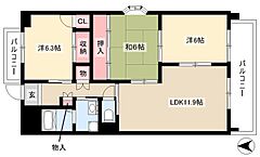 物件の間取り