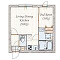 quador名古屋城駅2階7.7万円