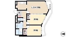 メゾン・ド・ステラ 2LDKの間取図画像