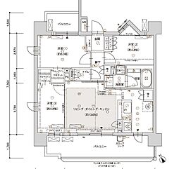ファミリアーレ名古屋ブライト 3LDKの間取図画像