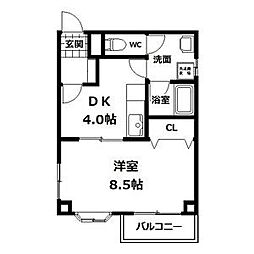 カサデナカノ 3階