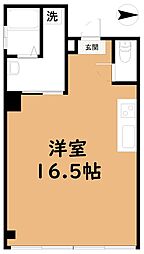 エス・ティビル旭町 ワンルームの間取図画像