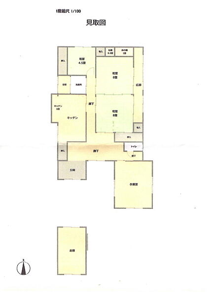 間取り：343000074463