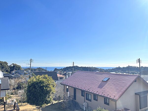 2階東側ルーフバルコニーからの眺望