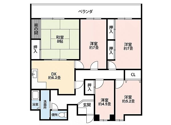 間取りを拡大表示