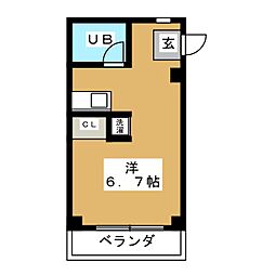 間取図画像 ワンルーム