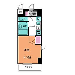 LaSanteURAYASU 1Kの間取図画像