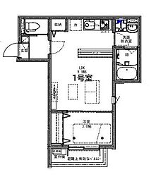 KEIAI RESIDENCE 豊四季 3階1LDKの間取り