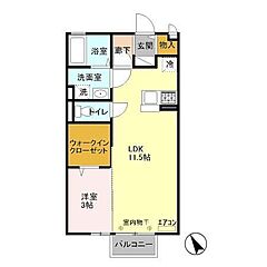 物件の間取り