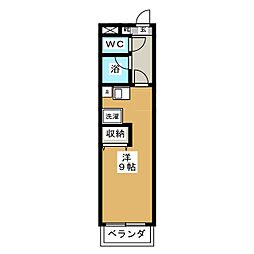 ラフィーネ初石2 ワンルームの間取図画像