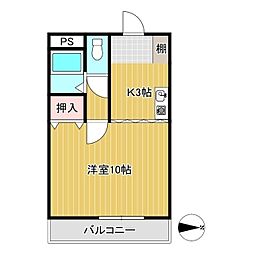 間取図画像 1K