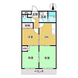 間取図画像 3DK