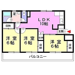 間取図画像 3LDK