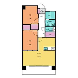 イーストイン 2LDKの間取図画像