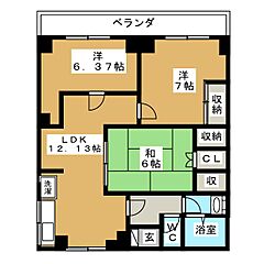 物件の間取り